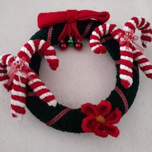 Candy cane Christmas  wreath